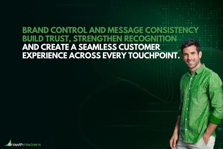 Brand control and message consistency build trust strengthen recognition and create a seamless customer experience across every touchpoint