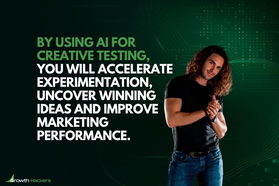 By using AI for creative testing you will accelerate experimentation uncover winning ideas and improve marketing performance